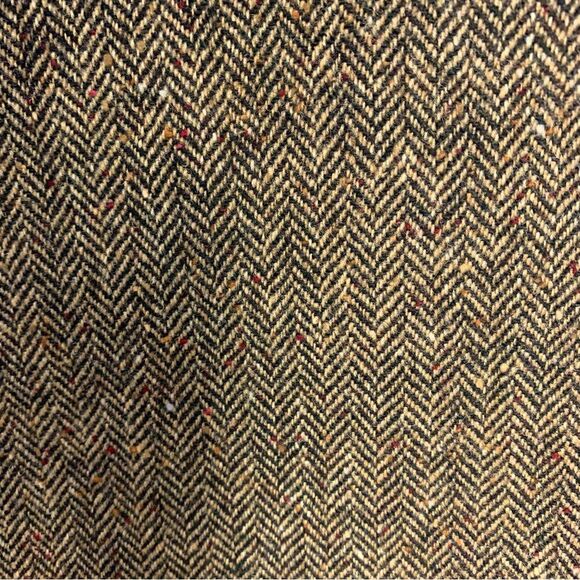 Vintage Pendleton Skirt 14 Virgin Wool Herringbone Women Academia Library A-Line - Picture 3 of 7